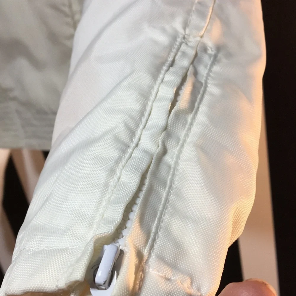 1990s y2k Lightweight Nylon Biker Motorcycle Riding Jacket Woman’s Small 2/4 - Picture 4 of 13